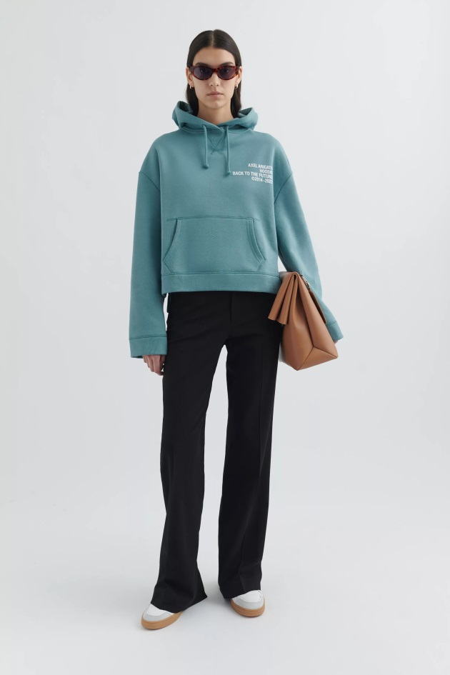 Moletom Cropped Cure Brittany Blue Axel Arigato