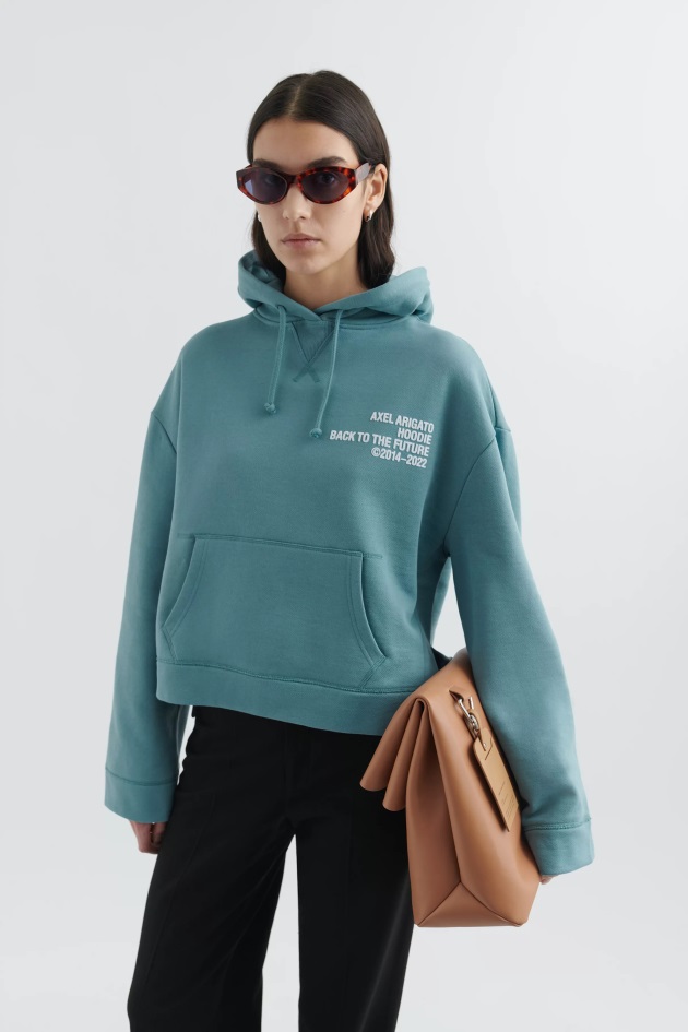 Moletom Cropped Cure Brittany Blue Axel Arigato