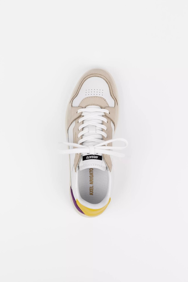 Axel Arigato Dice Lo Tênis Branco Roxo Amarelo