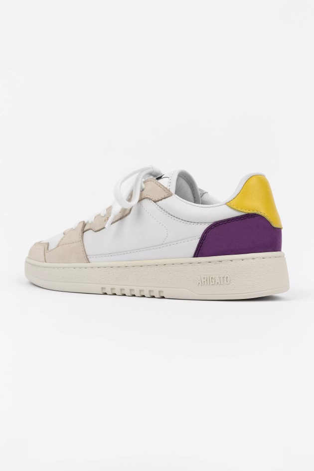 Axel Arigato Dice Lo Tênis Branco Roxo Amarelo