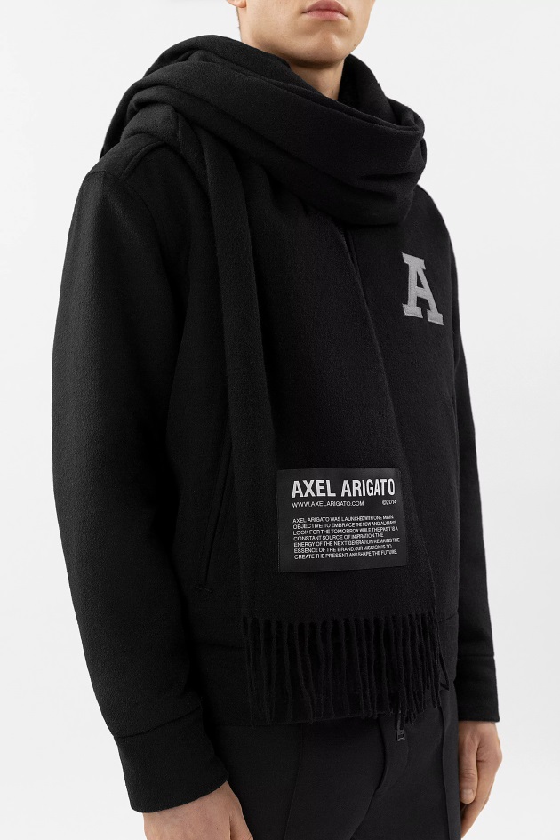 Logo B Bel Cachecol Preto Axel Arigato