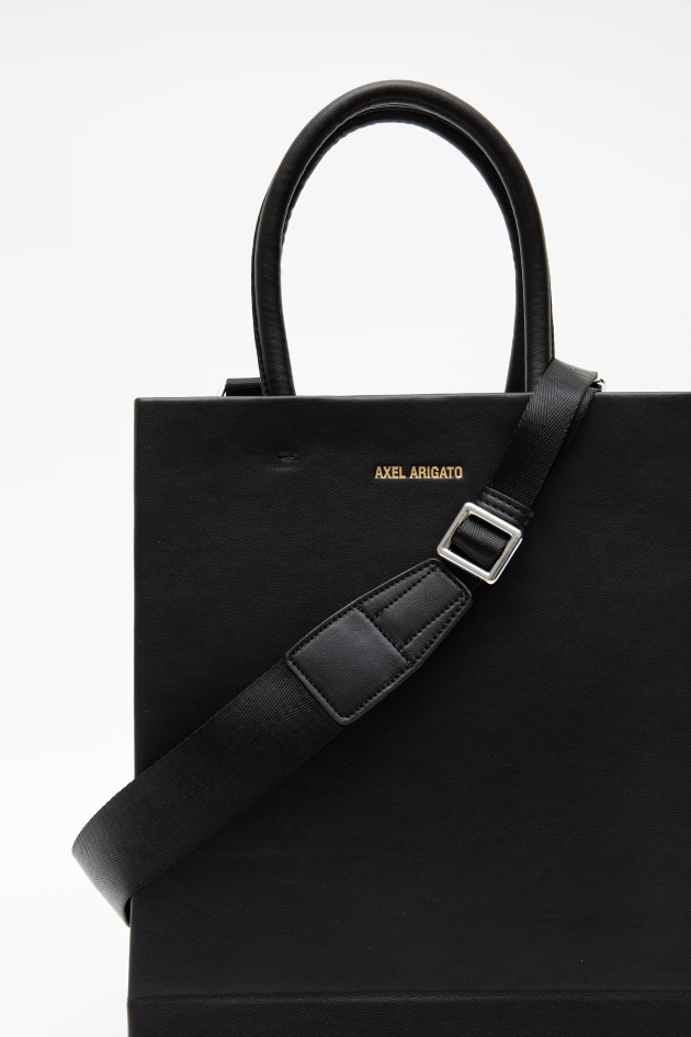 Saco De Compras Médio Preto Axel Arigato