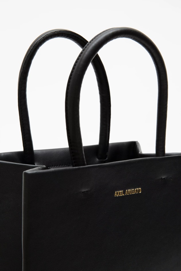 Saco De Compras Médio Preto Axel Arigato