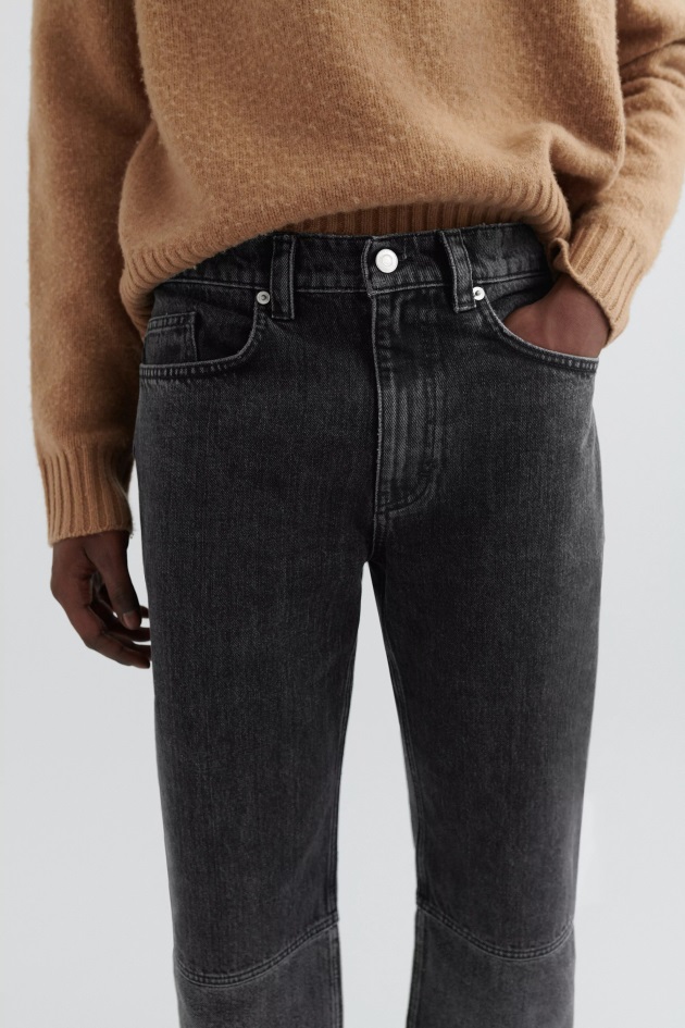 Arquivo Jeans Axel Arigato Desbotado Preto Cinza Escuro