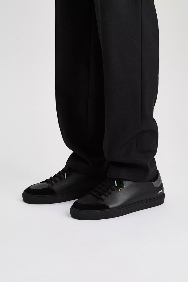 Axel Arigato Clean 90 Triplo Preto Cinza Laranja