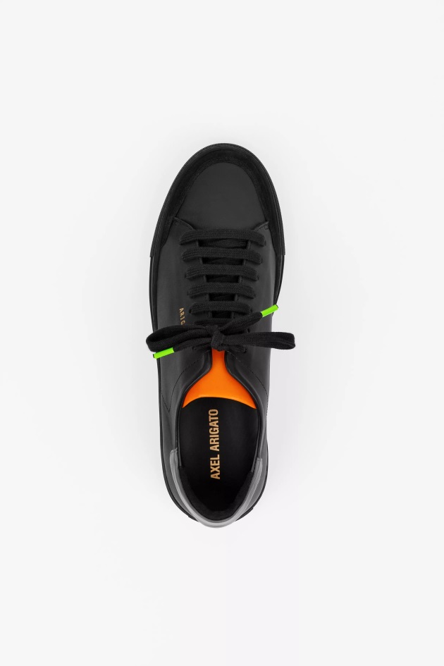 Axel Arigato Clean 90 Triplo Preto Cinza Laranja