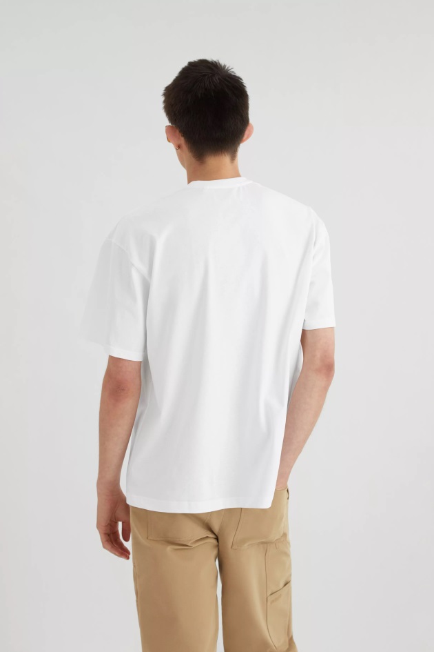 Axel Arigato Camiseta Branca Mudo