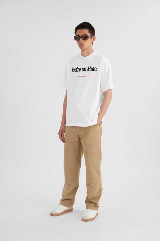 Axel Arigato Camiseta Branca Mudo