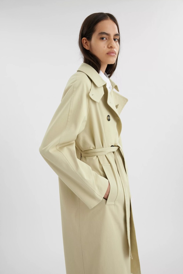 Globo Trench Coat Amarelo Natural Axel Arigato