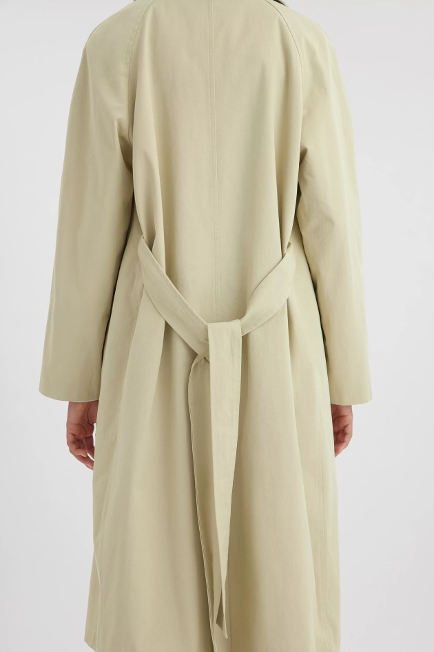 Globo Trench Coat Amarelo Natural Axel Arigato